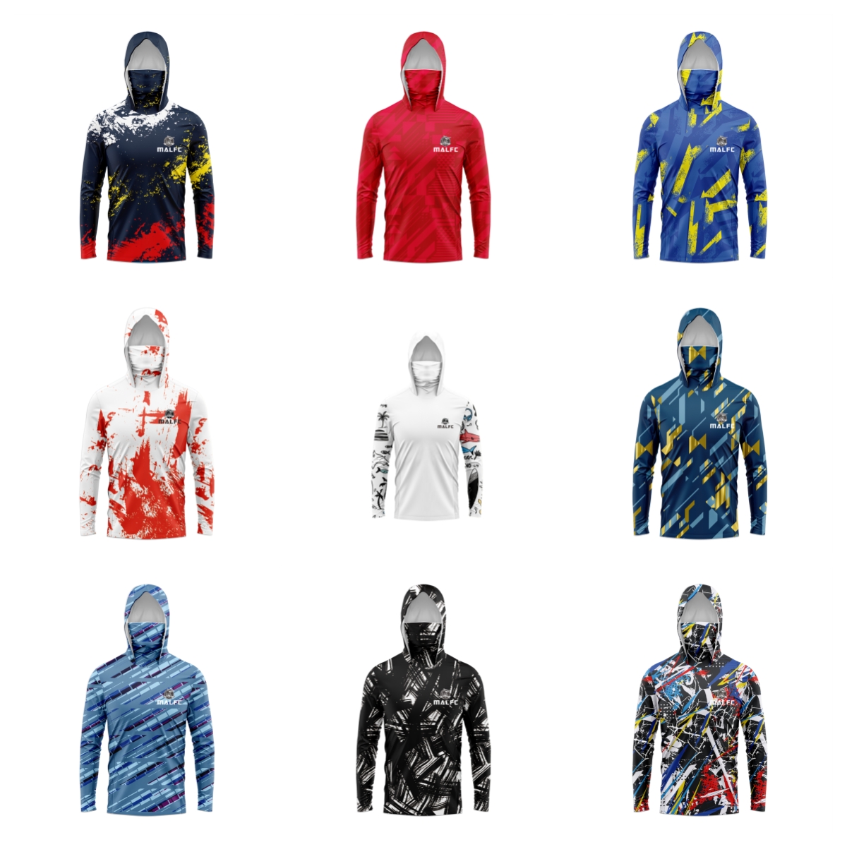 Fishing Hoodie - MALFC Camicia da pesca con cappuccio
