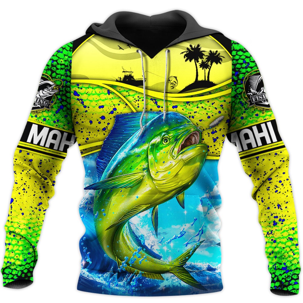 Fishing Hoodie - Animal Fisher Marlin Felpe Uomo Tuta