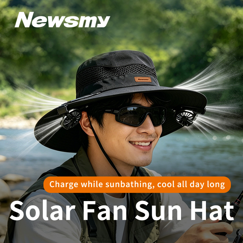 Fishing Hat - NEWSMY Cappello da Sole con Ventola